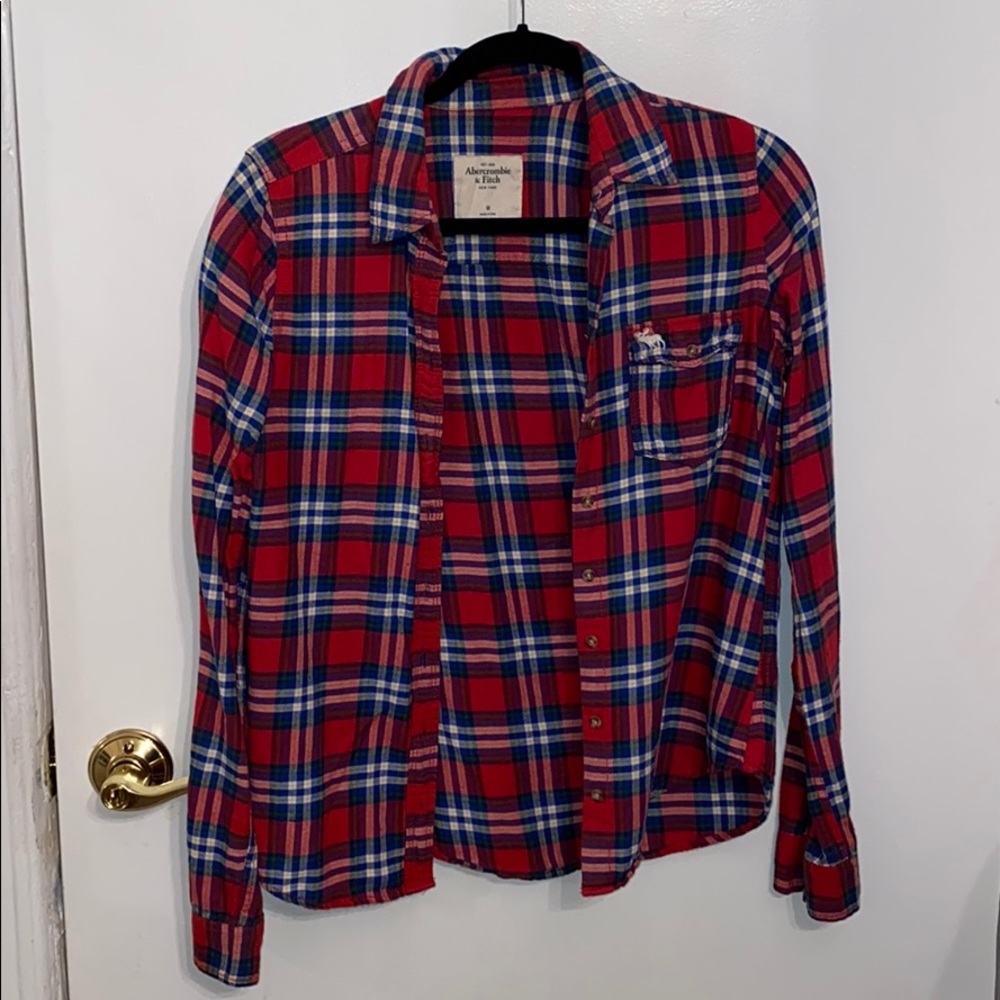 Abercombie & Fitch plaid button down